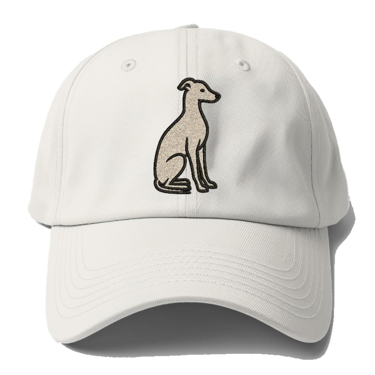 Italian Greyhound Gray Sitting Pose Baseball Cap