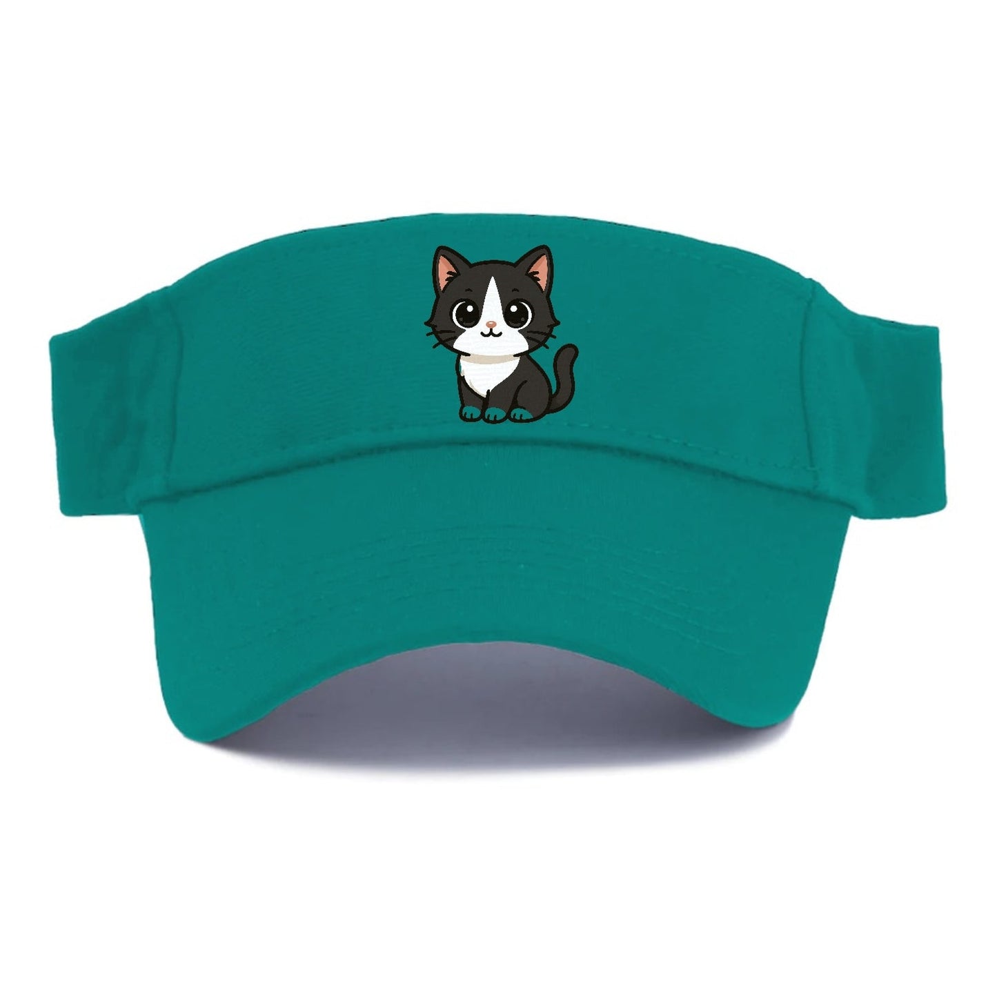 Tuxedo Mix Elegant Charm Visor