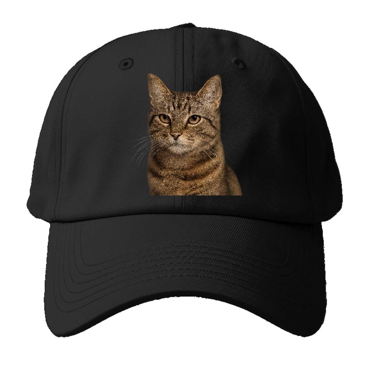 Content Cat Peaceful Purr Baseball Cap