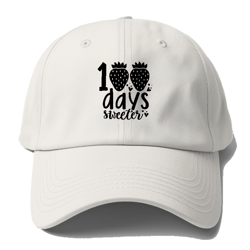 100 Days Sweeter Baseball Cap