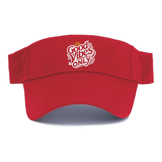 Good Vibes Only Visor