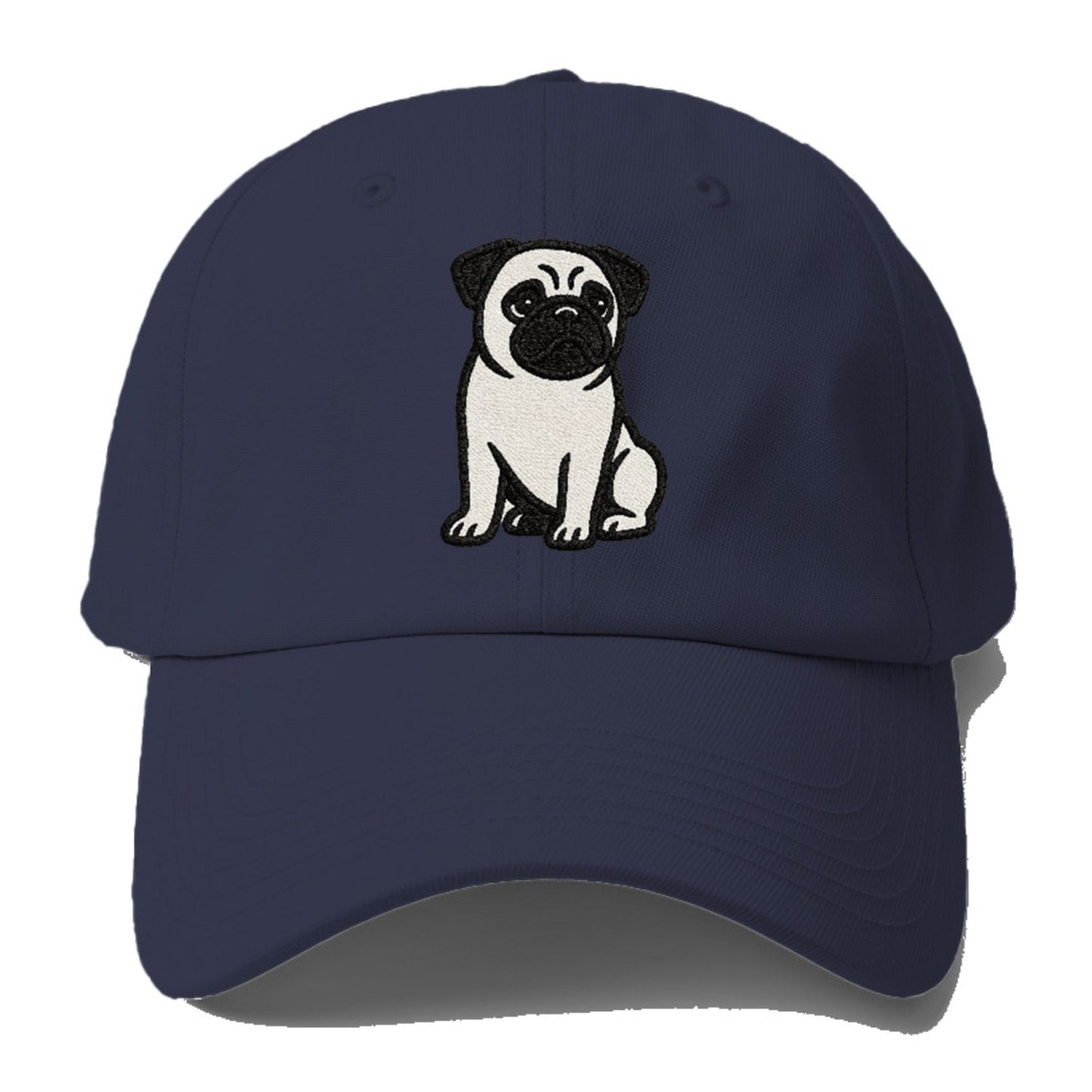 Black Pug Charming Companion Baseball Cap