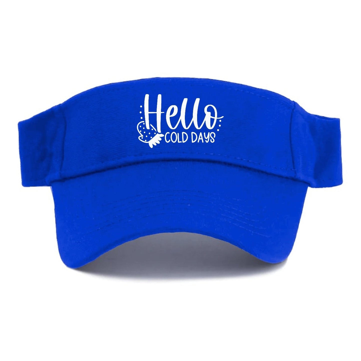 Winter Wonderland Hello Cold Days Visor