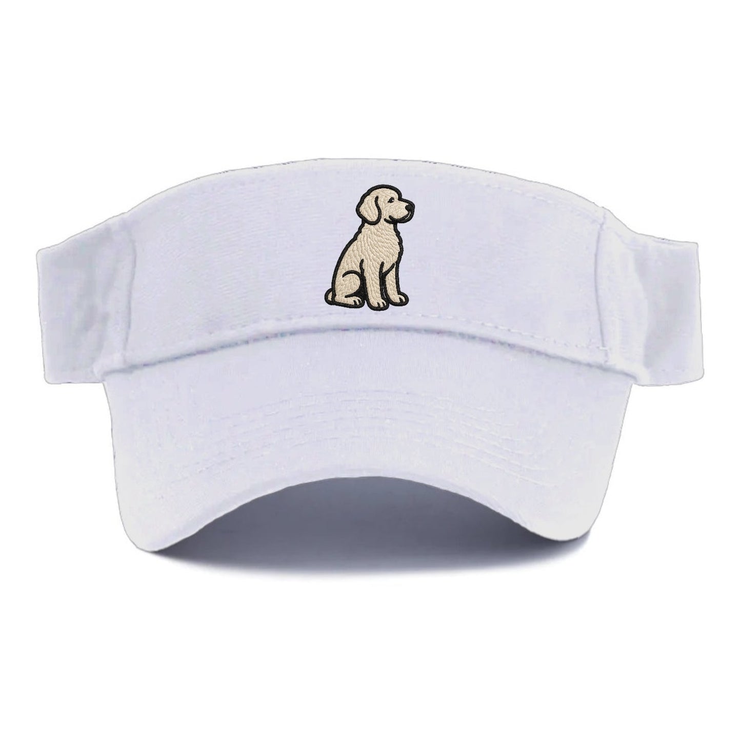 Labradoodle Curly Cream Charm Visor