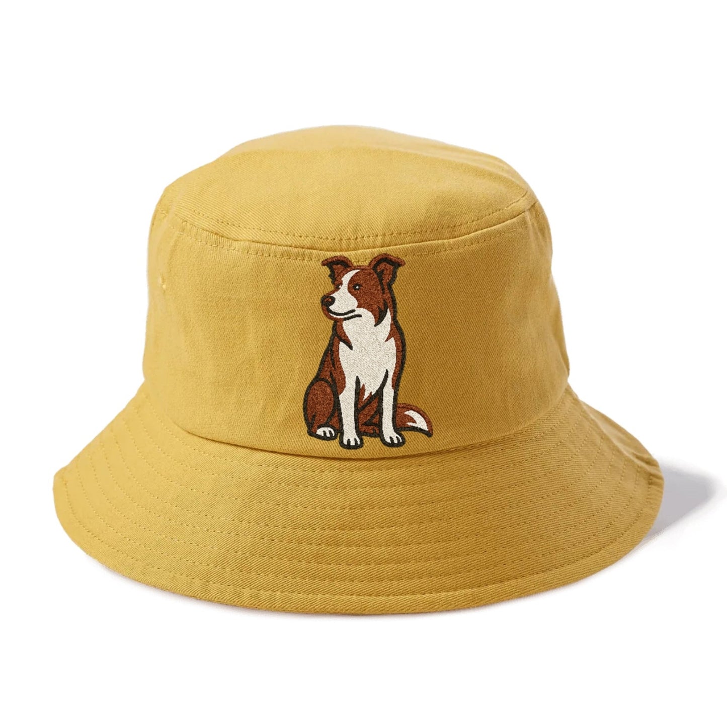 Border Collie Red White Loyal Spirit Bucket Hat
