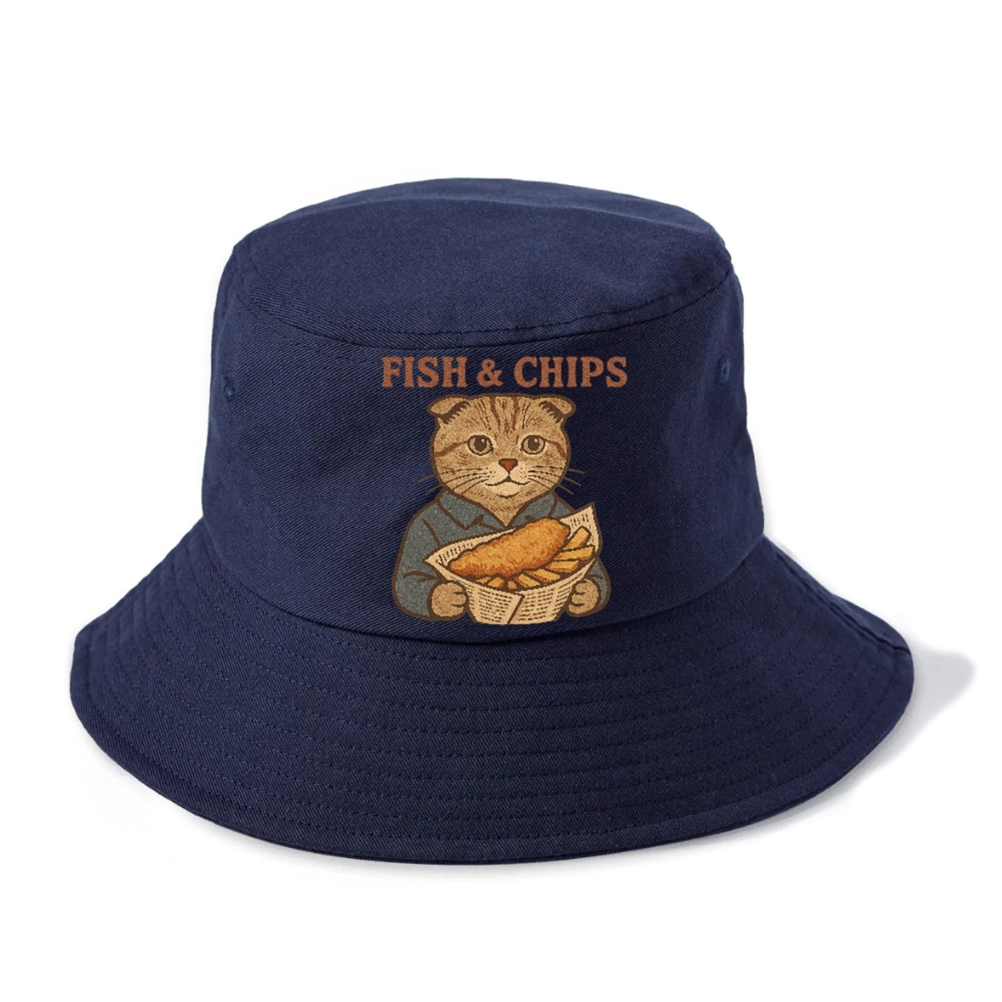 Text Food Theme Bucket Hat
