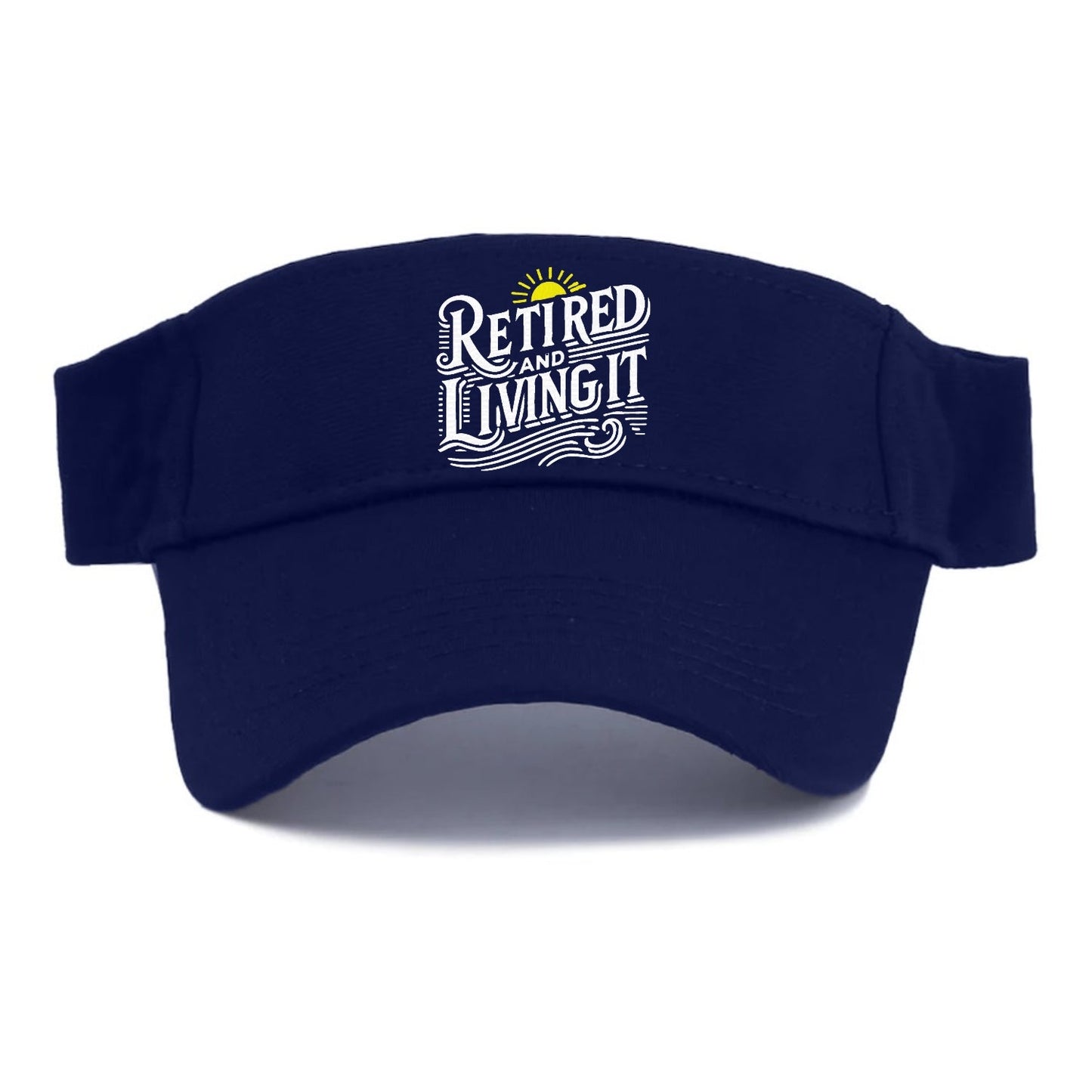 Retired And Living It Visor