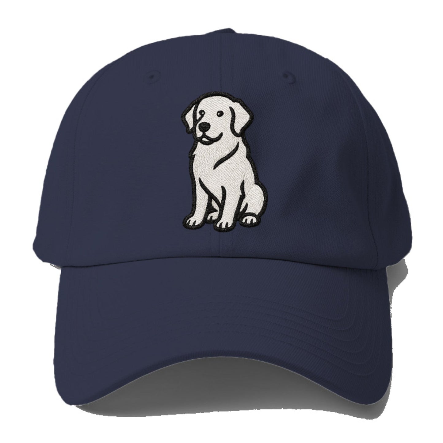 Golden Retriever Curious Charm Baseball Cap