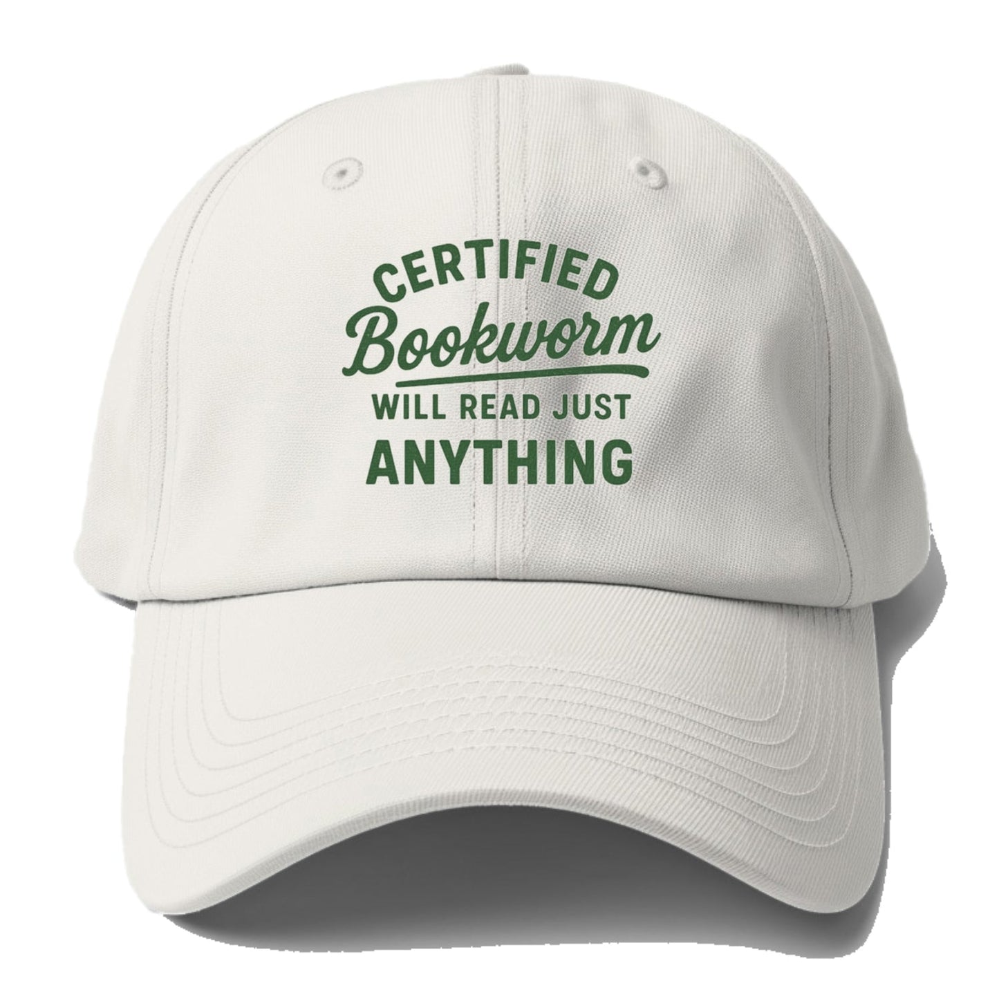 Certified Bookworm Hat Baseball Cap