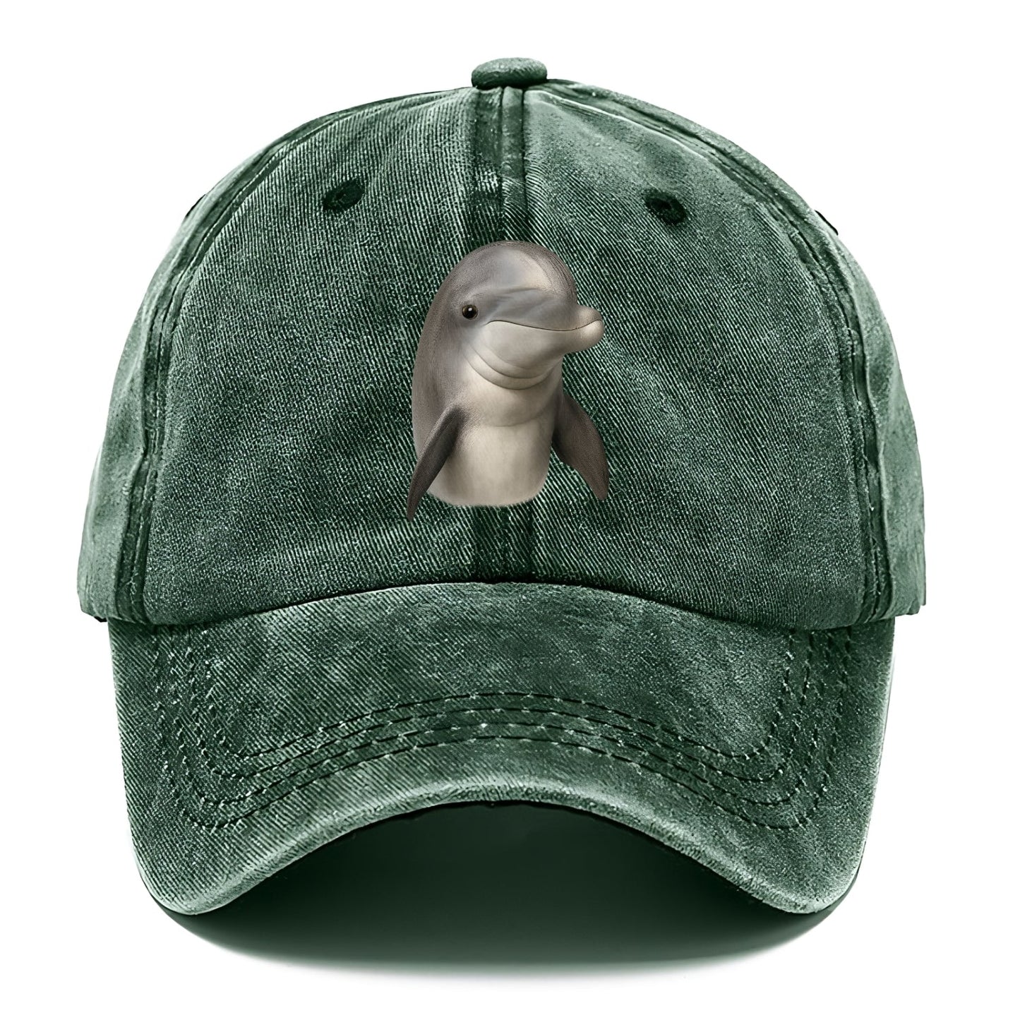 Dolphin Portrait Design Classic Cap
