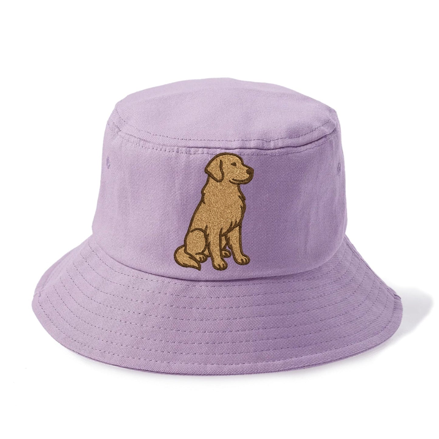 Golden Retriever Classic Golden Sitting Pose Bucket Hat