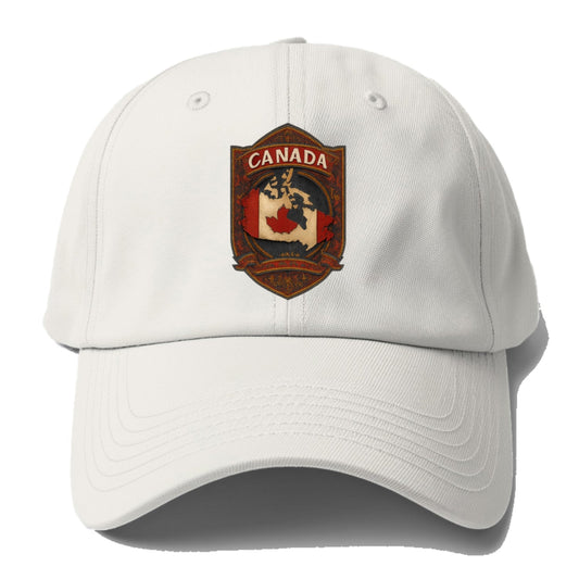 Canada Map Baseball Cap