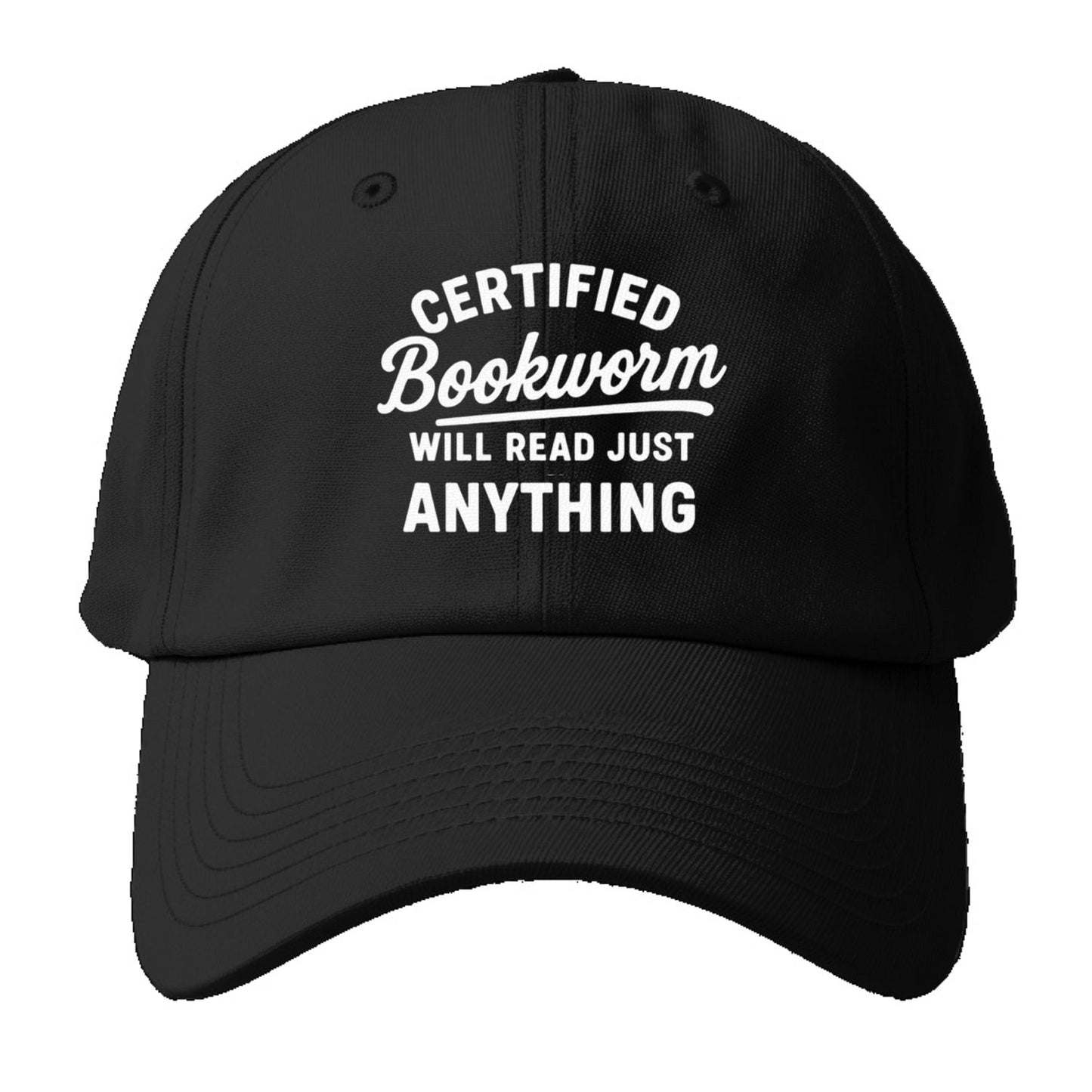 Certified Bookworm Hat Baseball Cap
