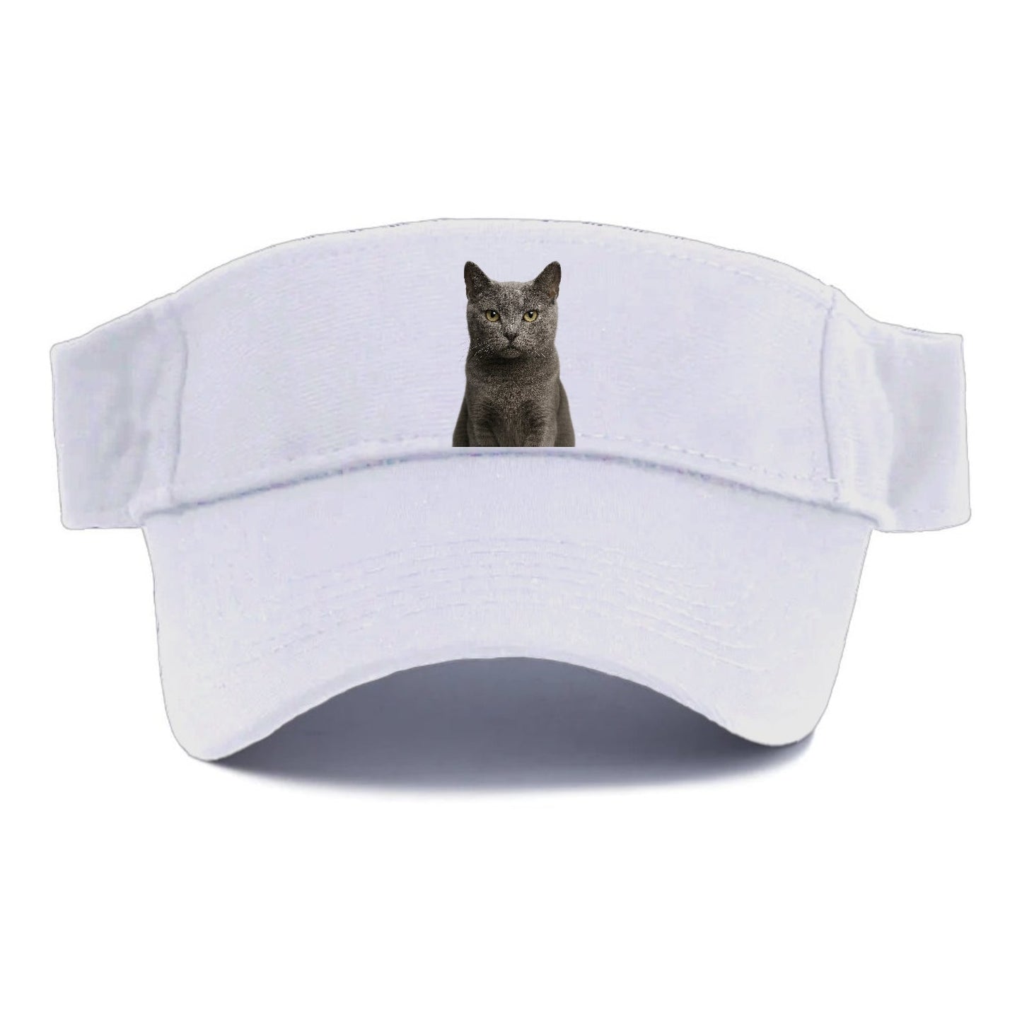 Gray Cat Mysterious Charm Visor