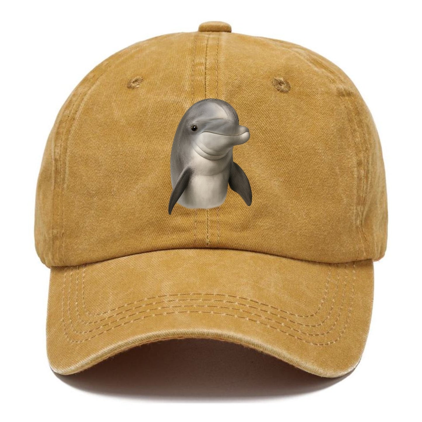 Dolphin Portrait Design Classic Cap