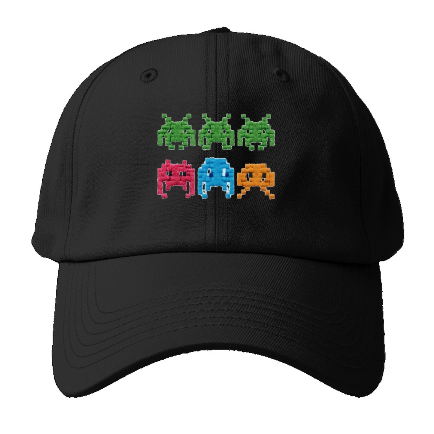 Pixelated Retro Gaming Baseball Cap