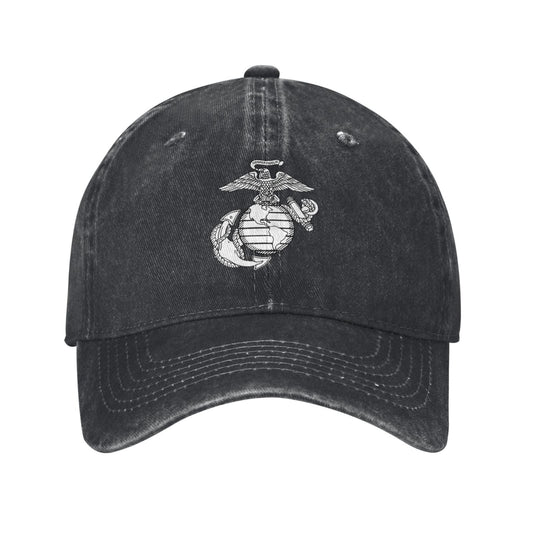 Eagle Globeand Anchor Printed unisex baseball cap adjustable cap veteran gift
