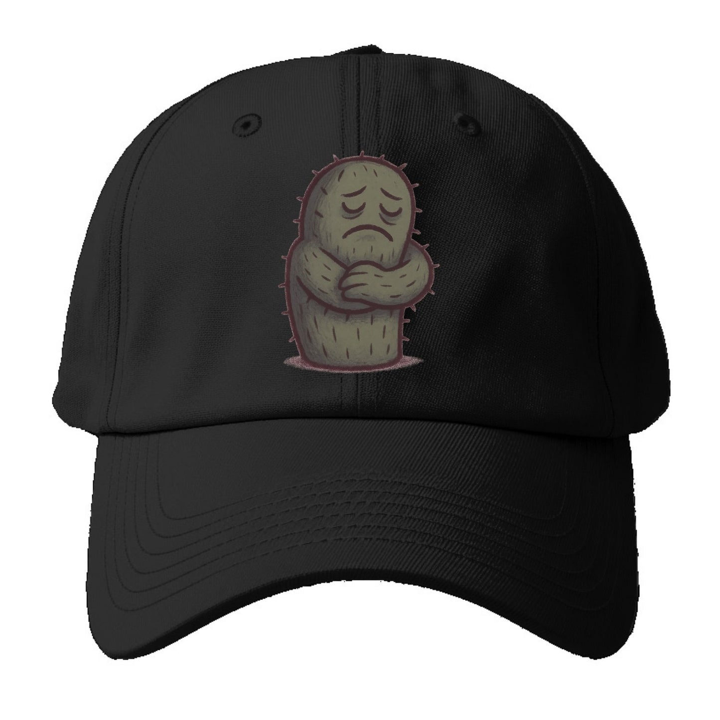 SINGLE IS VALID | Content cactus hugging itself - Baseball Cap