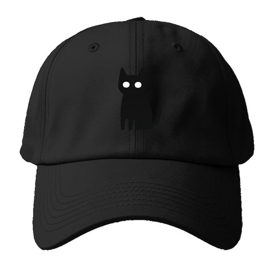 YOU MUST EMBRACE THE VOID | Black cat st - Baseball Cap