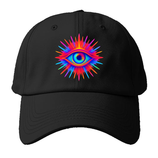 Rainbow Third Eye - Prismatic eye radiat Baseball Cap