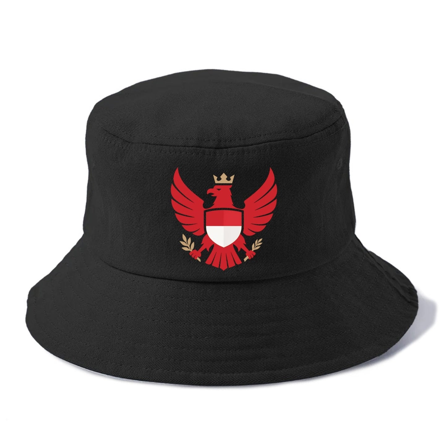 Indonesia Heritage Badge (heraldic Garuda With Indonesian Styling) Bucket Hat