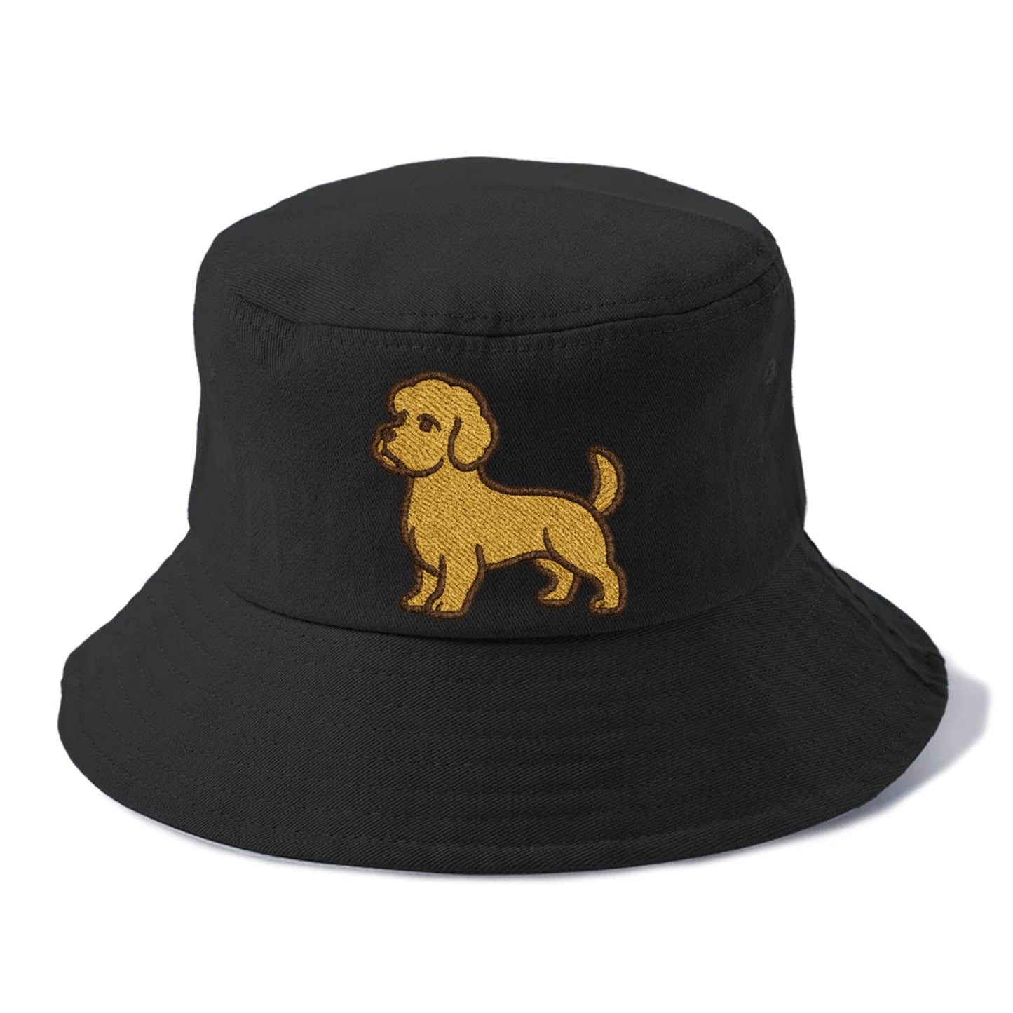 Dandie Dinmont Terrier Mustard Colored Pose Bucket Hat