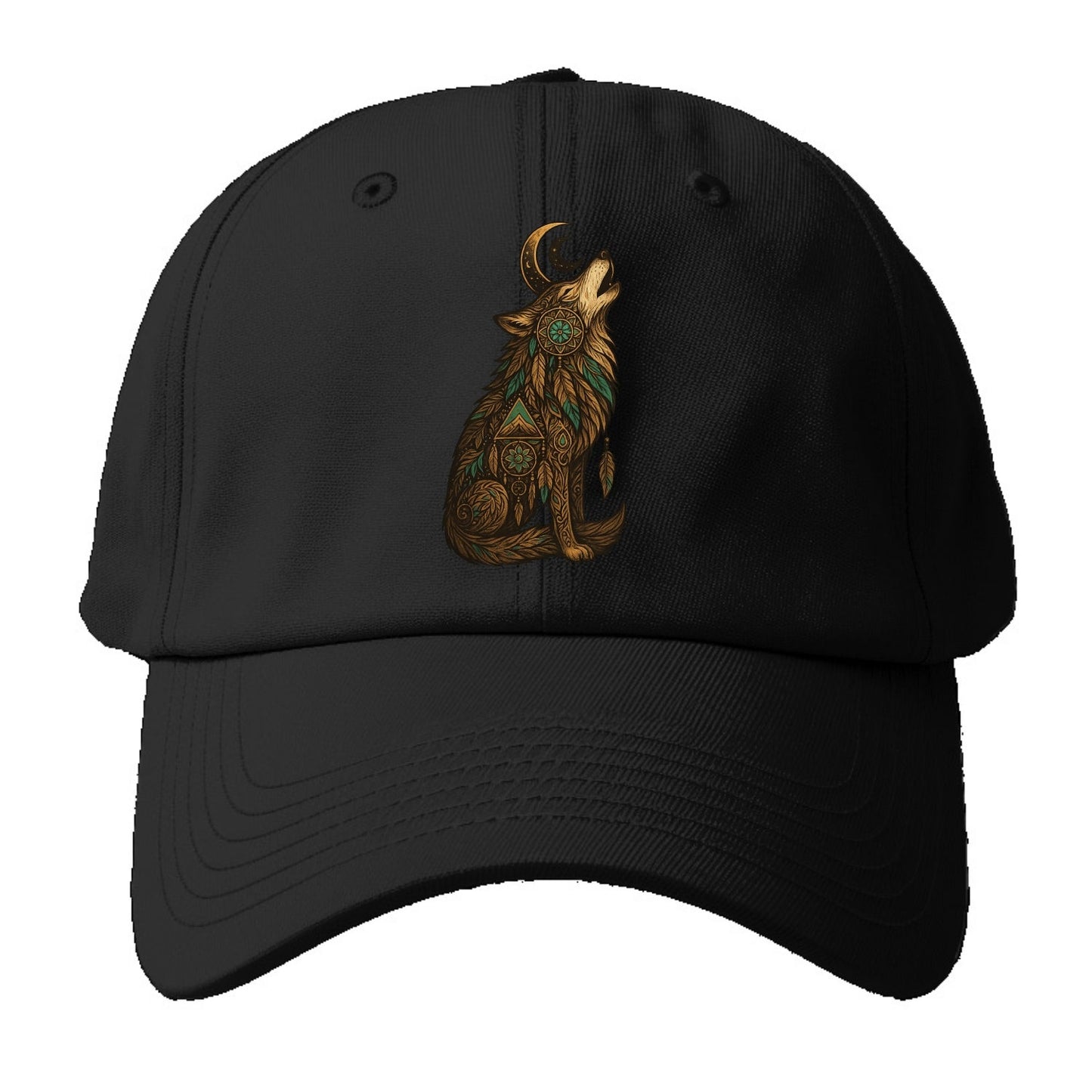 Celestial Moon Wolf  - Baseball Cap