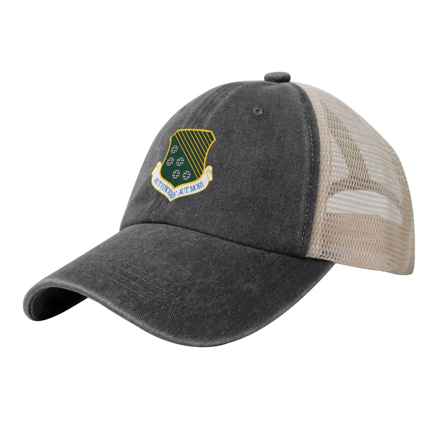 1st Fighter Wing Printed unisex baseball cap adjustable grid baseball cap veteran gift