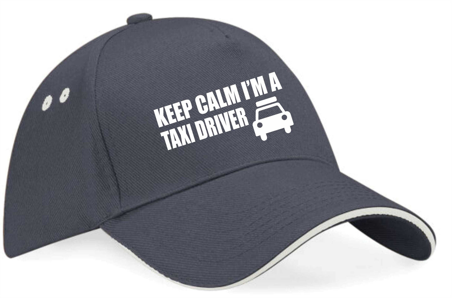 Keep Calm I'm Taxi Driver Baseball Cap Funny Birthday Gift For Men & Ladies