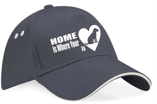 Home Is Where Labrador Is Baseball Cap Dog Lovers Gift For Men & Ladies