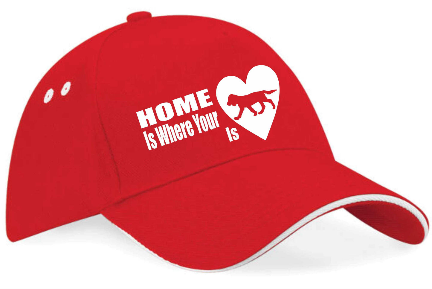 Home Is Where Sprocker Is Baseball Cap Dog Lovers Gift For Men & Ladies