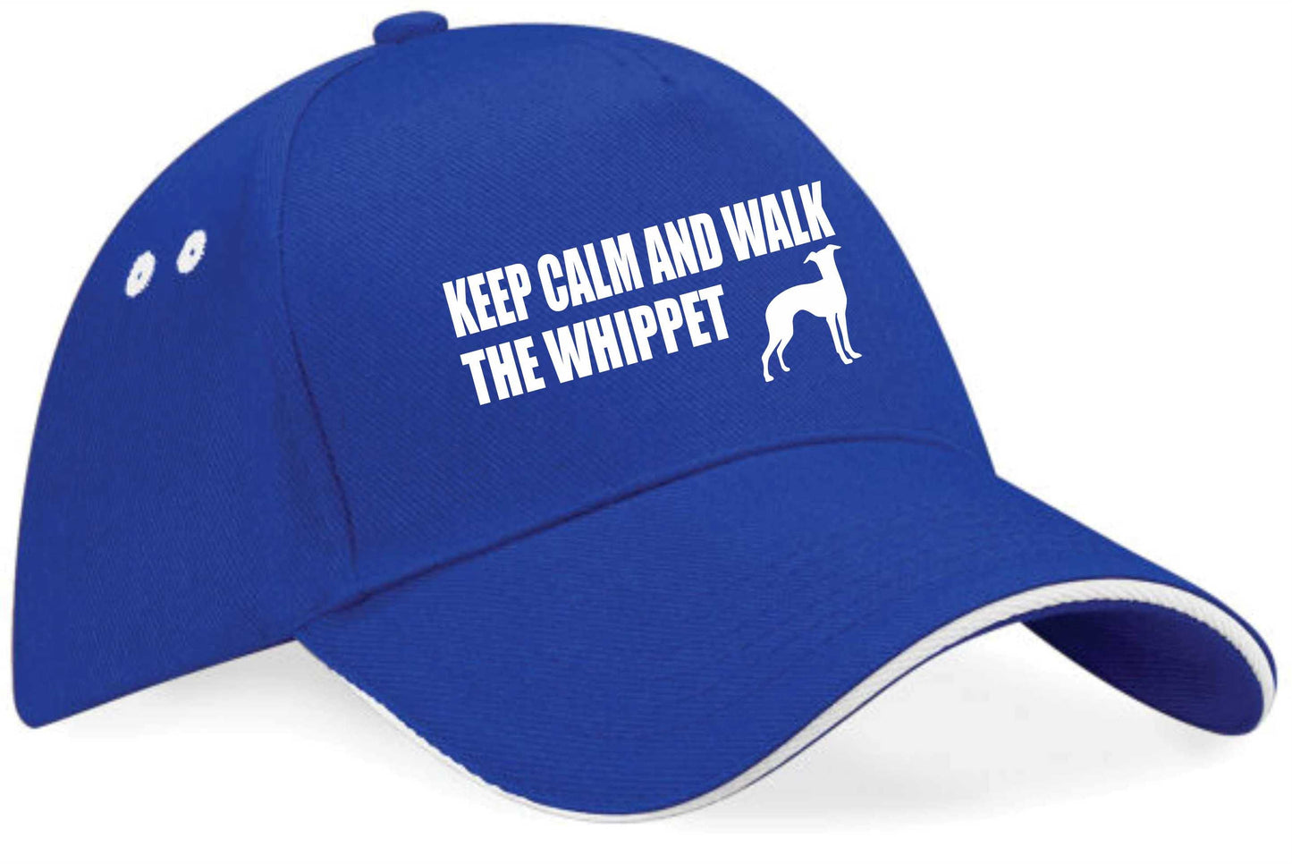 Keep Calm & Walk The Whippett Baseball Cap Dog Lovers Gift For Men & Ladies