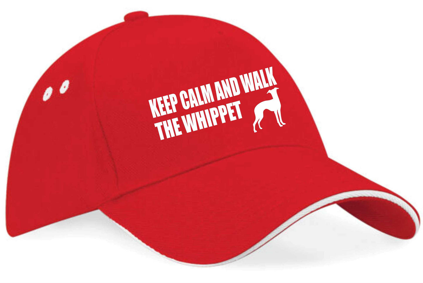 Keep Calm & Walk The Whippett Baseball Cap Dog Lovers Gift For Men & Ladies
