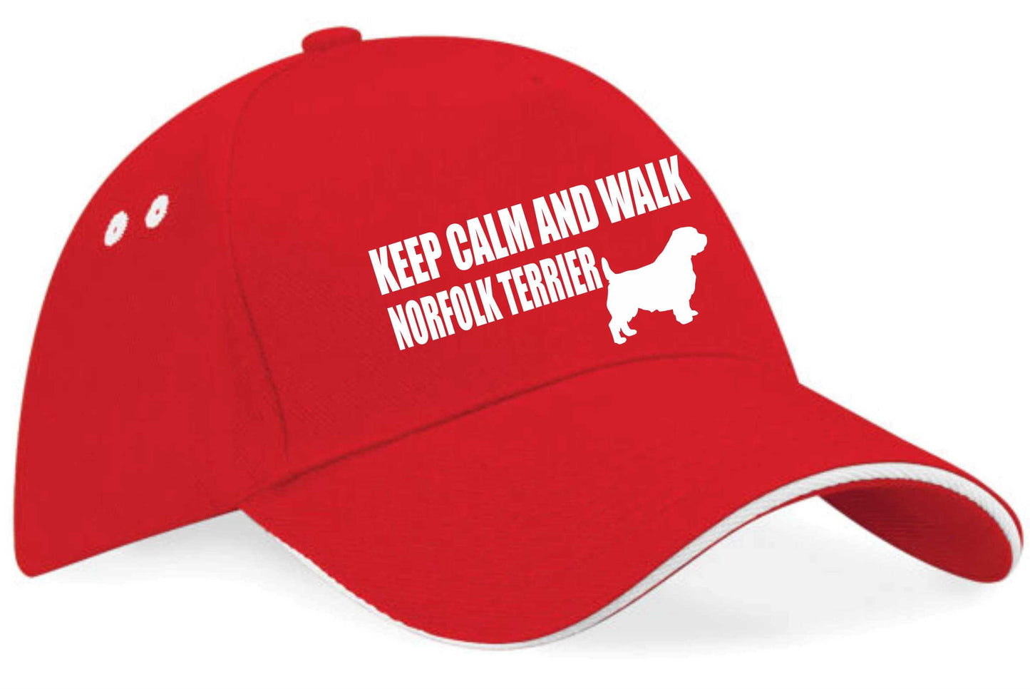 Keep Calm & Walk Norfolk Terrier Baseball Cap Dog Lovers Gift For Men & Ladies