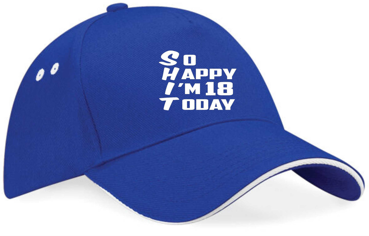 Baseball Cap Funny 18th Birthday Gift For Men & Ladies 18 Year Old Present