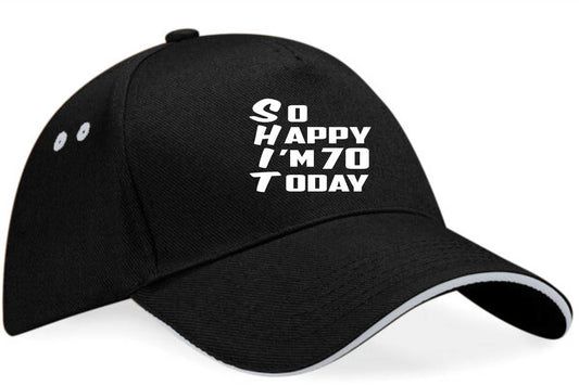 Baseball Cap Funny 70th Birthday Gift For Men & Ladies 70 Year Old Present