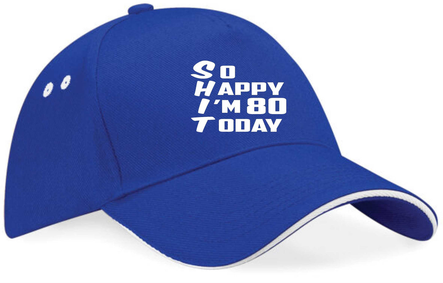 Baseball Cap Funny 80th Birthday Gift For Men & Ladies 80 Year Old Present