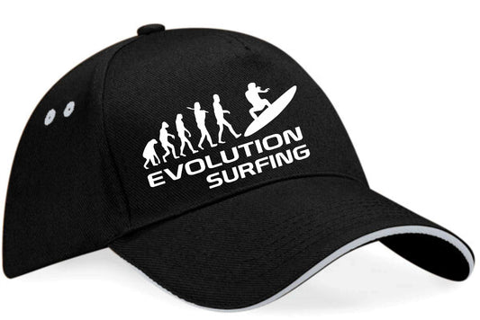Evolution Of Surfing Baseball Cap Birthday Gift Watersports Men & Ladies
