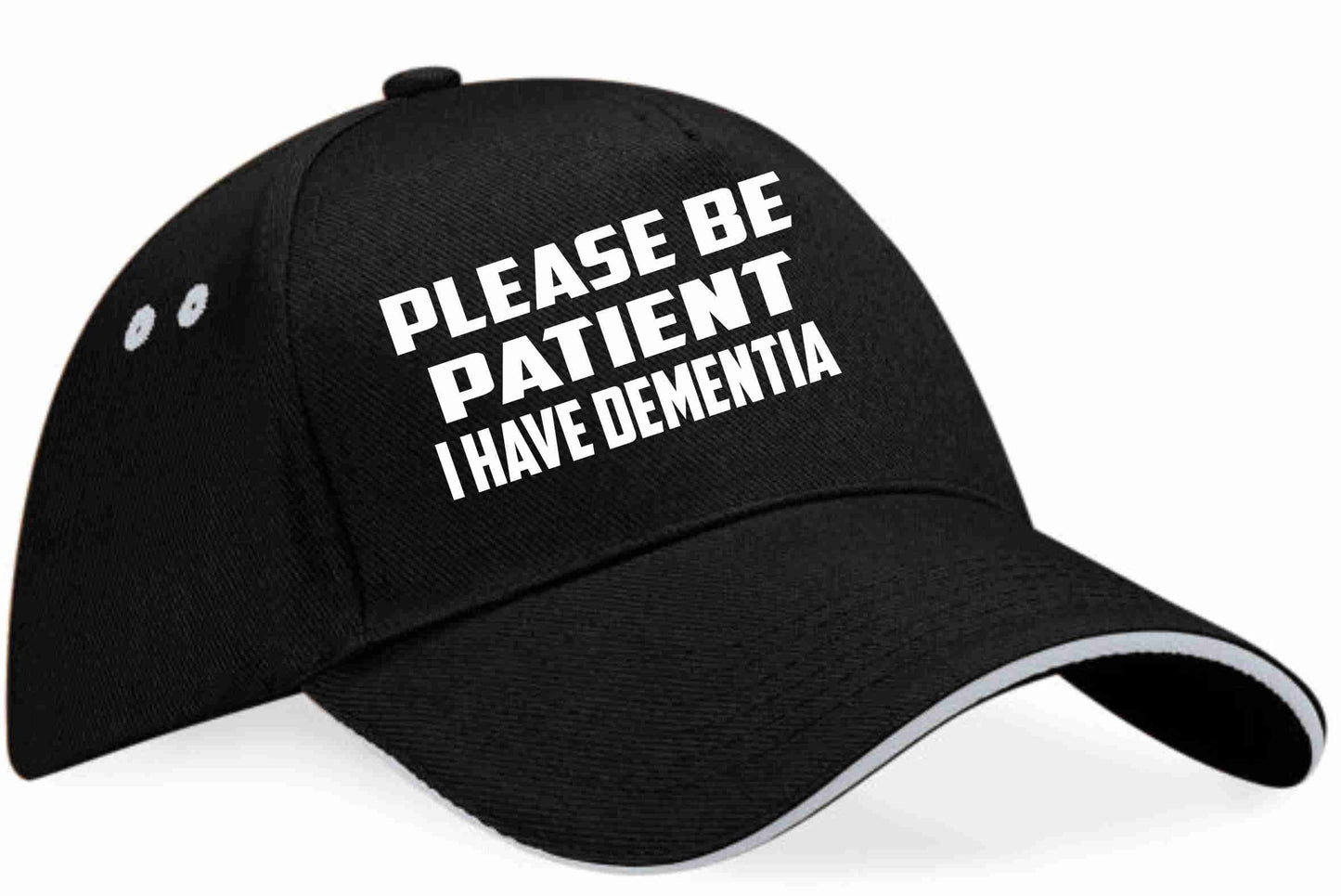 Be Patient I Have Dementia Baseball Cap Mental Health Awareness Men & Ladies