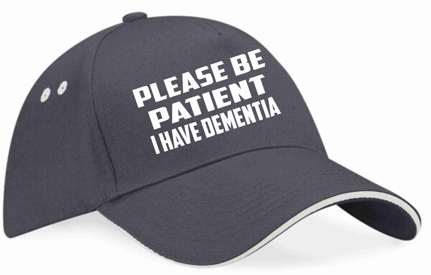 Be Patient I Have Dementia Baseball Cap Mental Health Awareness Men & Ladies
