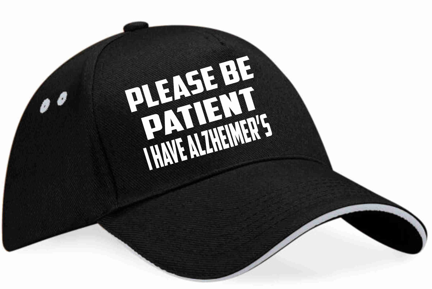 Be Patient I Have Alzheimer's Baseball Cap Mental Health Awareness Men & Ladies