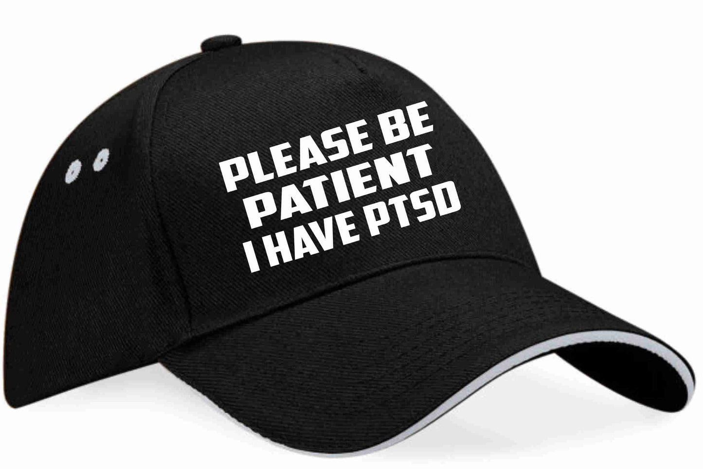 Be Patient I Have PTSD Baseball Cap Mental Health Awareness Men & Ladies