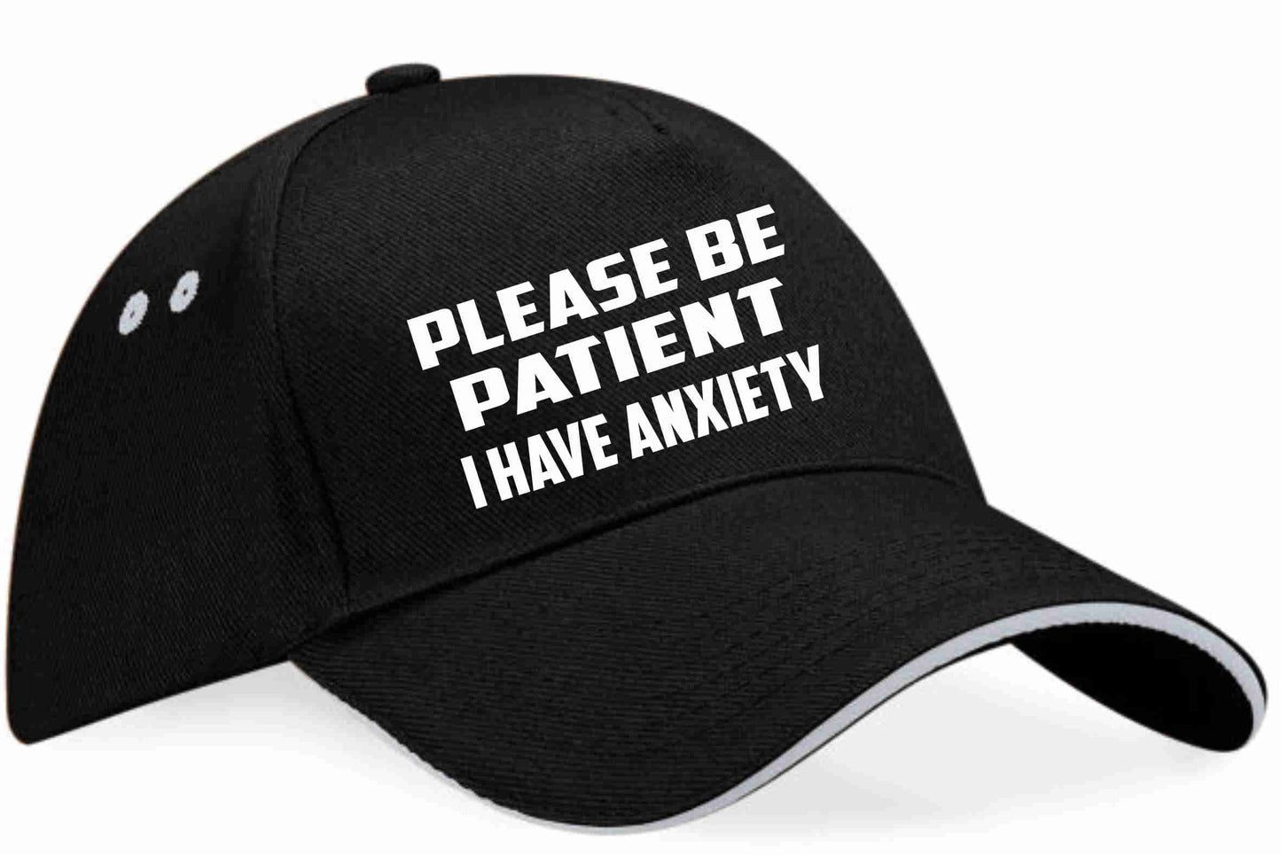 Be Patient I Have Anxiety Baseball Cap Mental Health Awareness Men & Ladies