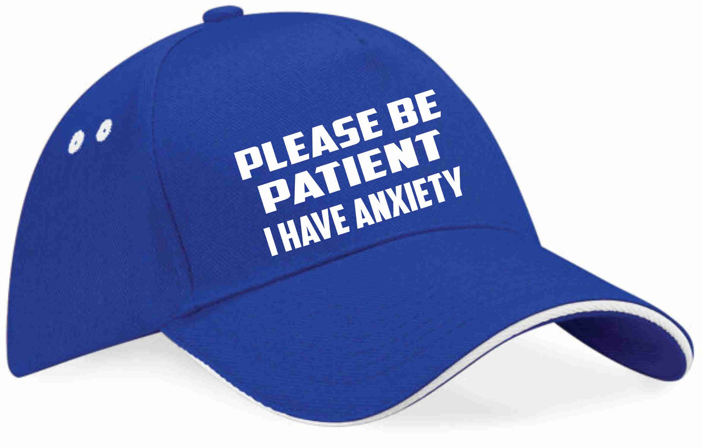Be Patient I Have Anxiety Baseball Cap Mental Health Awareness Men & Ladies