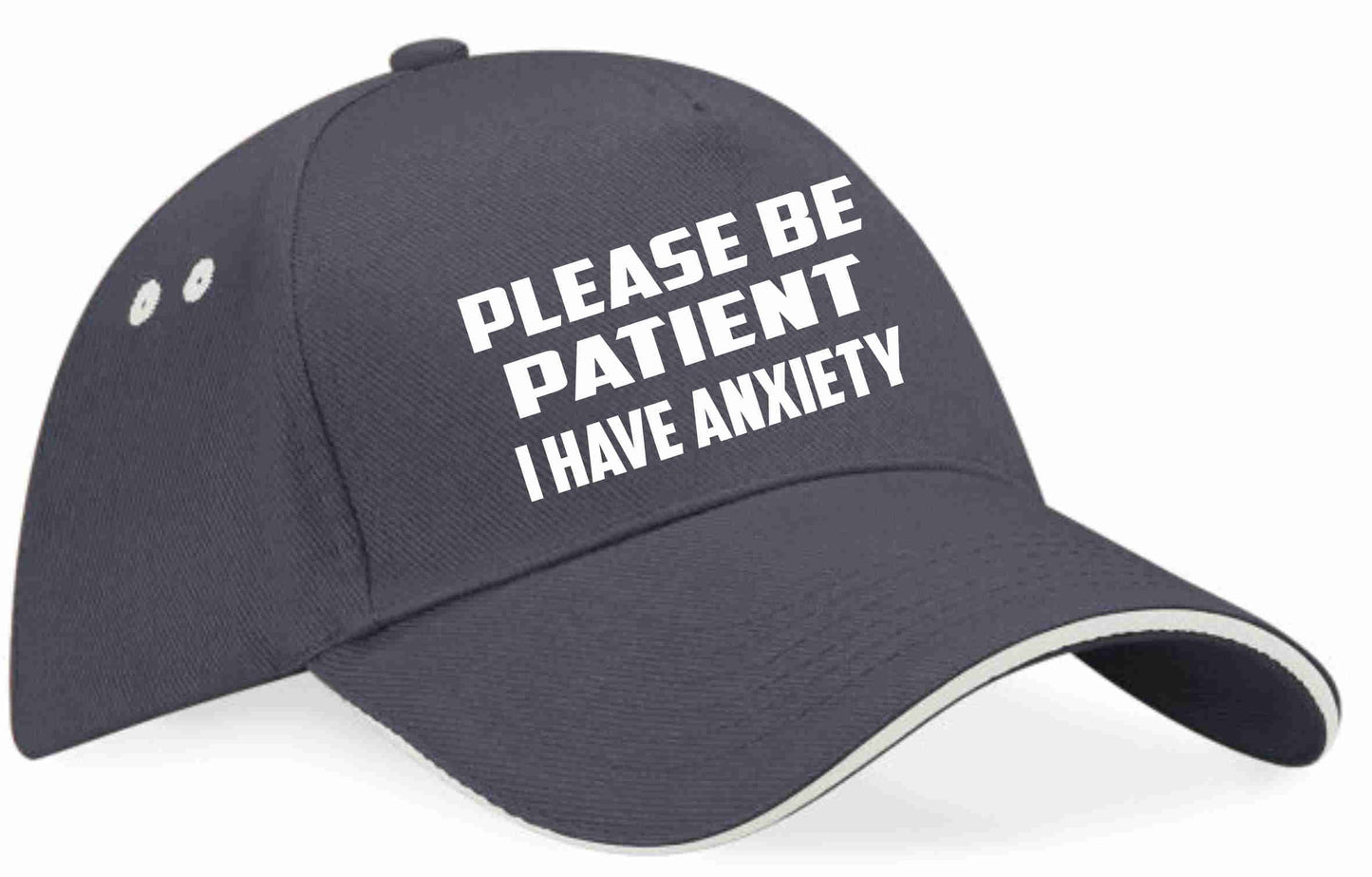 Be Patient I Have Anxiety Baseball Cap Mental Health Awareness Men & Ladies