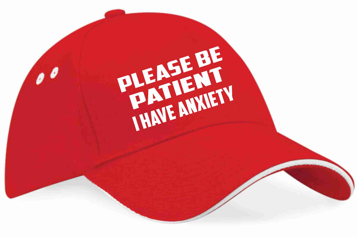 Be Patient I Have Anxiety Baseball Cap Mental Health Awareness Men & Ladies