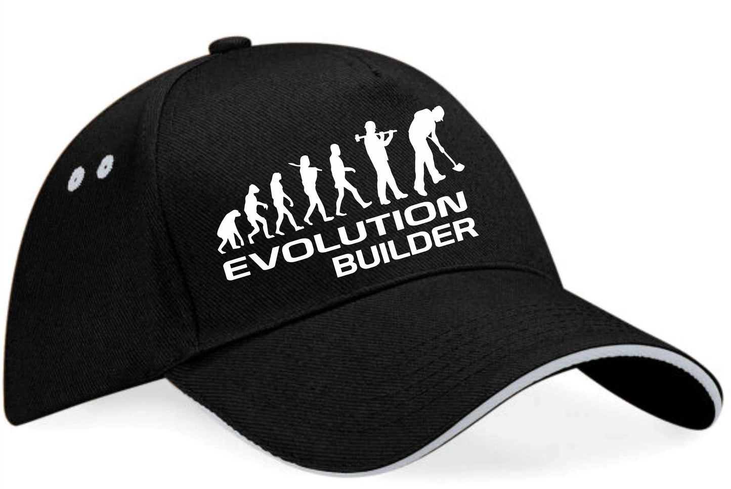 Evolution Of A Builder Baseball Cap Funny Birthday Gift For Men & Women