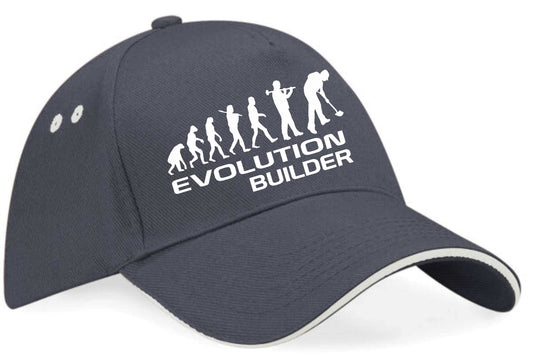 Evolution Of A Builder Baseball Cap Funny Birthday Gift For Men & Women