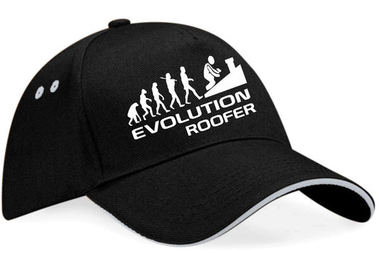 Evolution Of A Roofer Baseball Cap Funny Birthday Gift For Men & Women