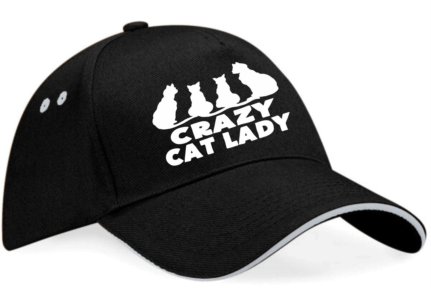 Crazy Cat Lady Baseball Cap Cat Lovers Birthday Gift For Women